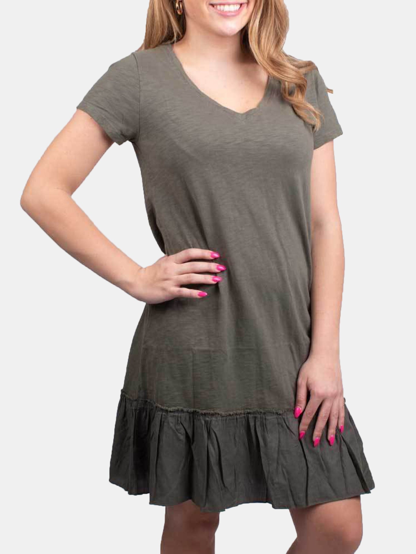 Dylan Women's V-Neck Scout Dress - Saint Bernard