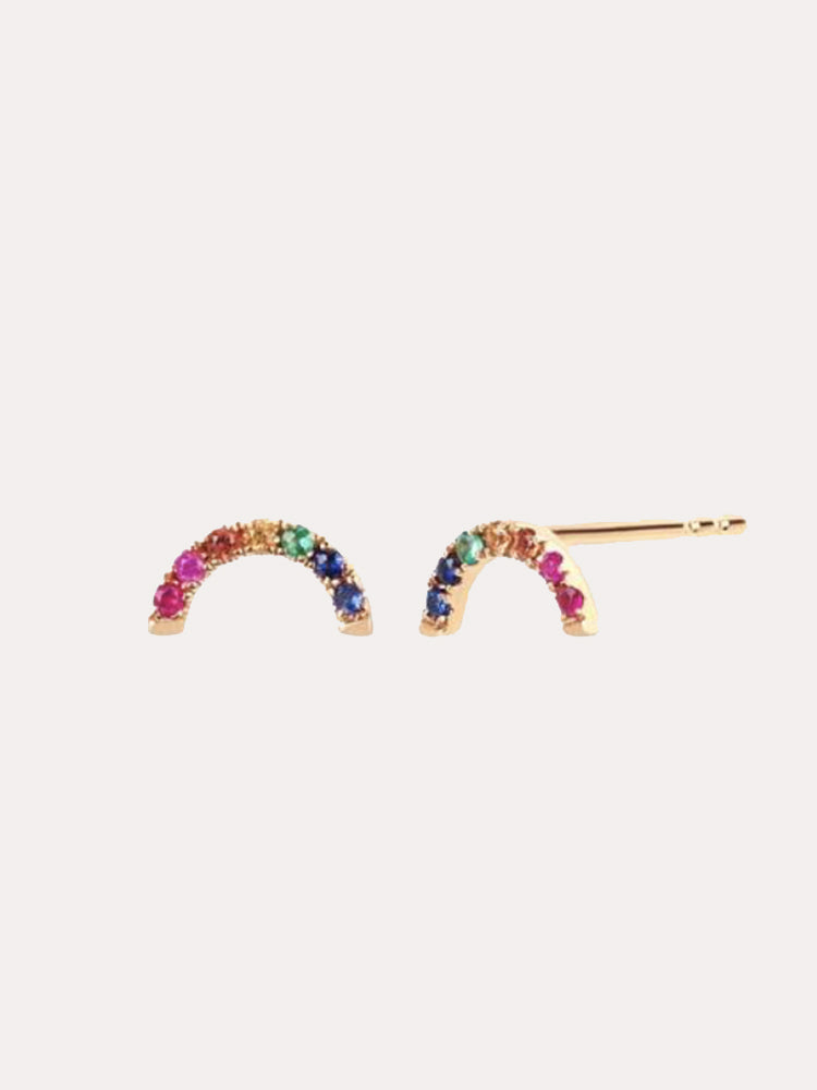 Accessory Concierge Rainbow Arch Stud Earring - Saint Bernard