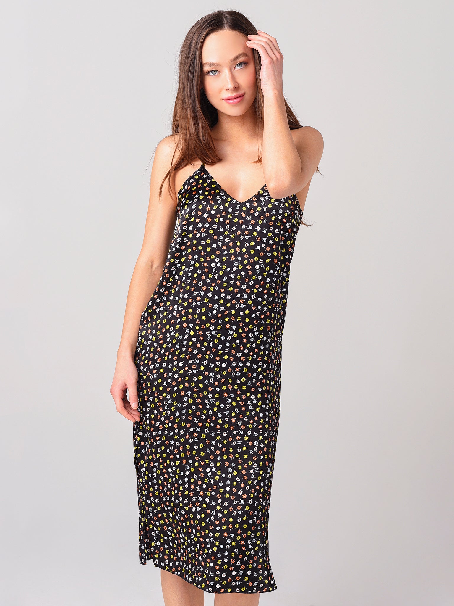 atm silk dress ATM Women's Silk Slip Dress