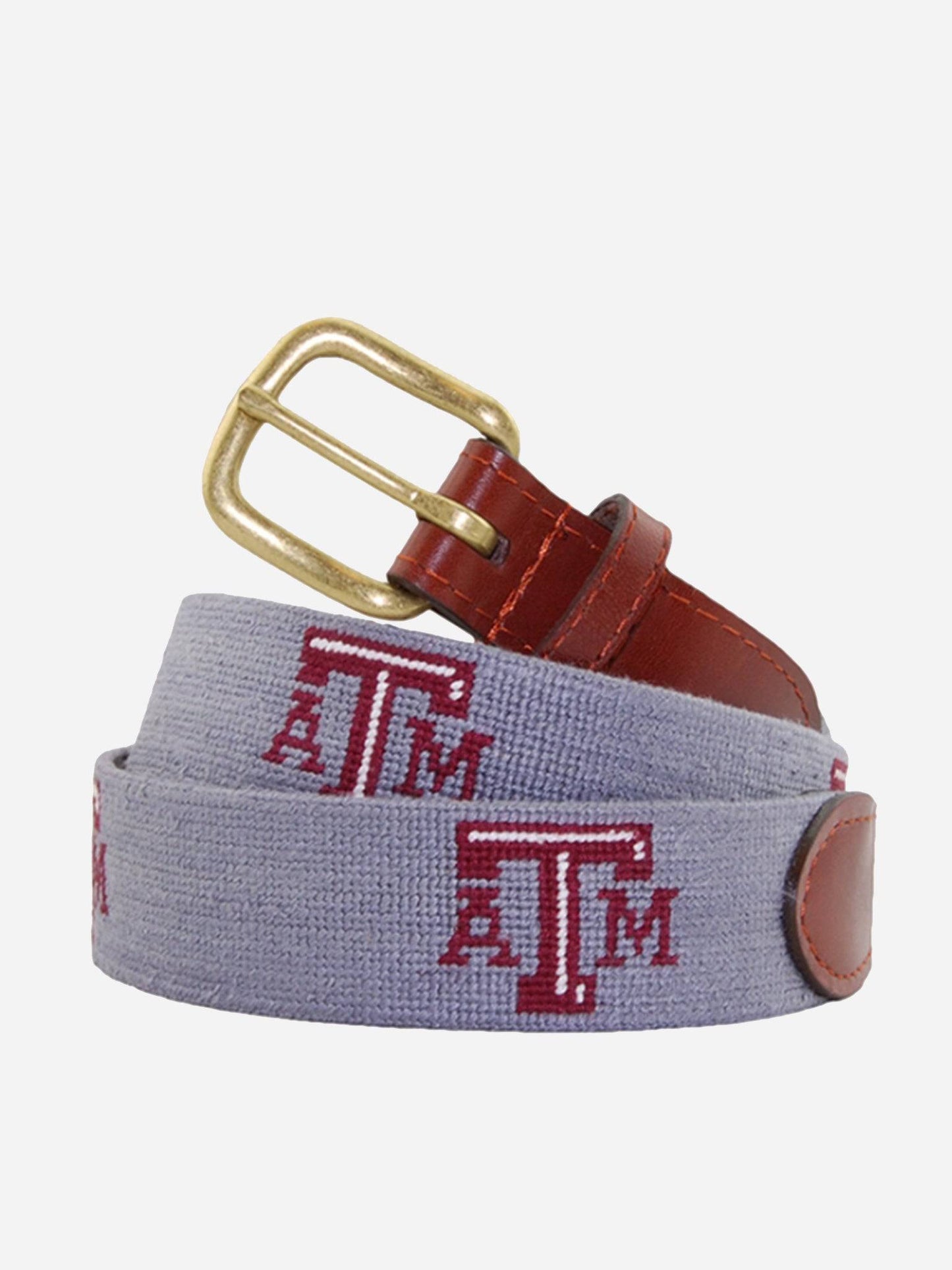 Smathers & Branson Men's Texas A&M Belt - Saint Bernard