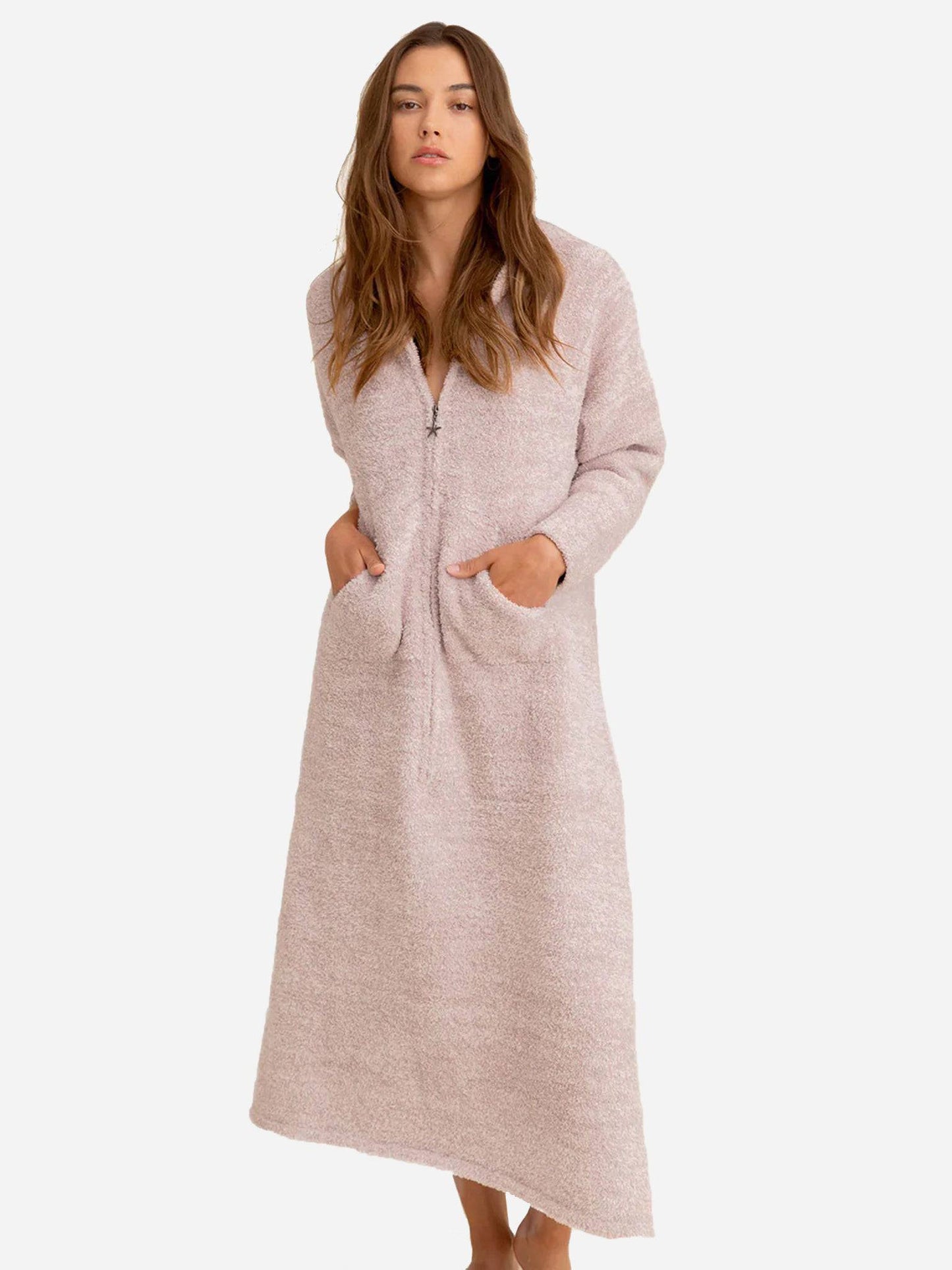 Barefoot Dreams Women's CozyChic® Lounger Robe - Saint Bernard