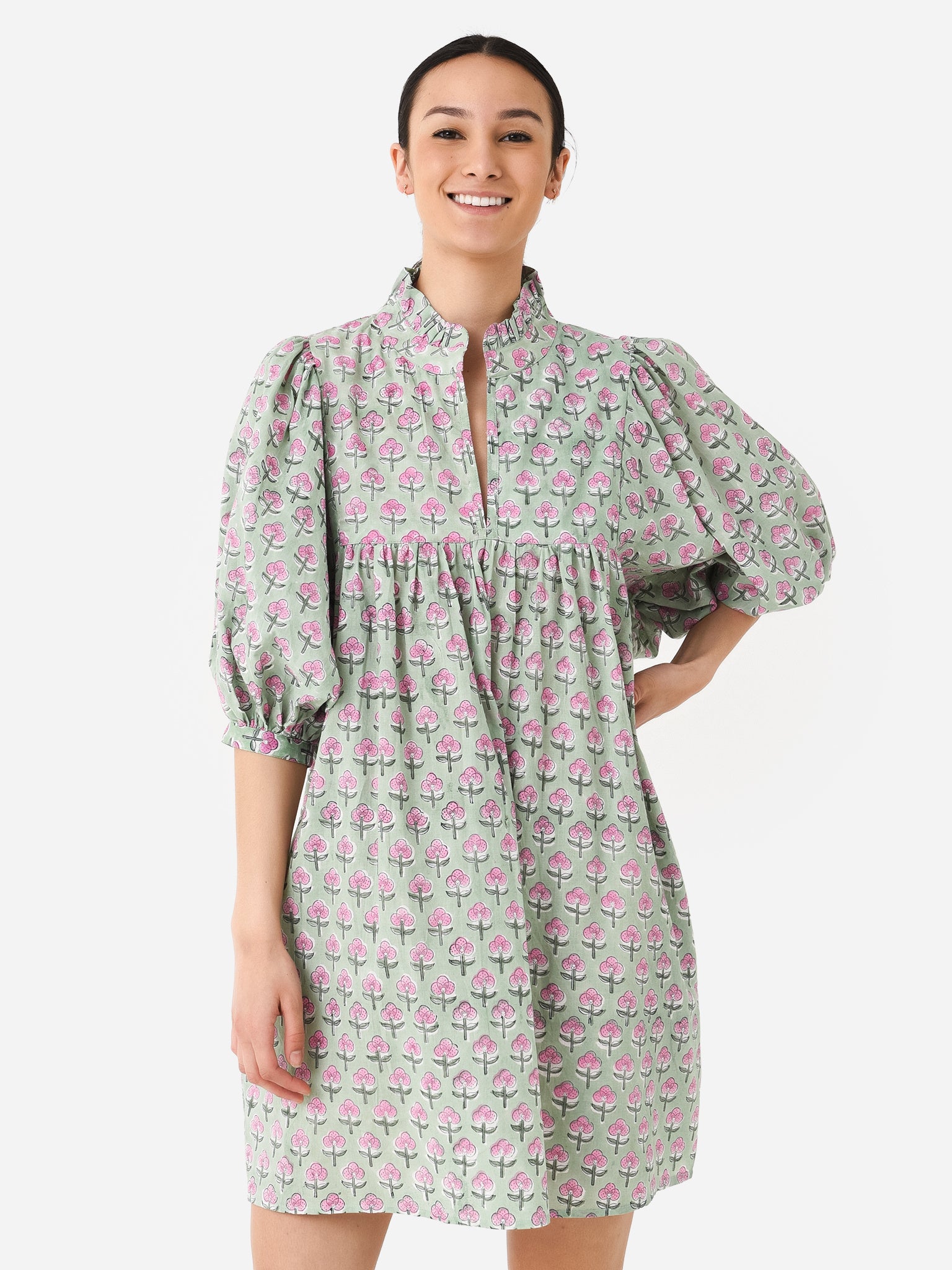 Sur La Vague Women's Blouse Mini Dress Sur La Vague Women's Blouse Mini Dress