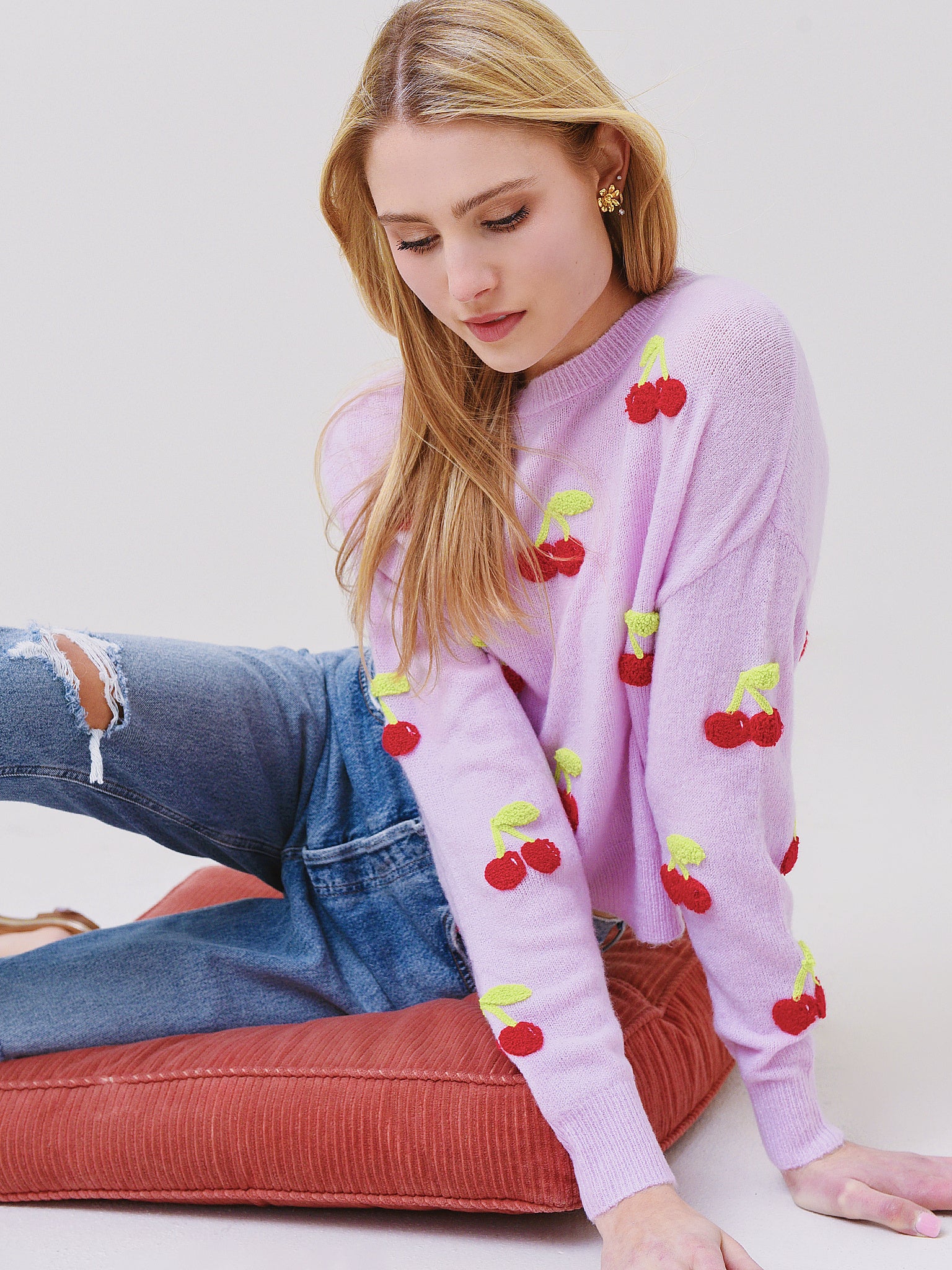 BB Dakota Women's Cherry You Up Sweater Saint Bernard