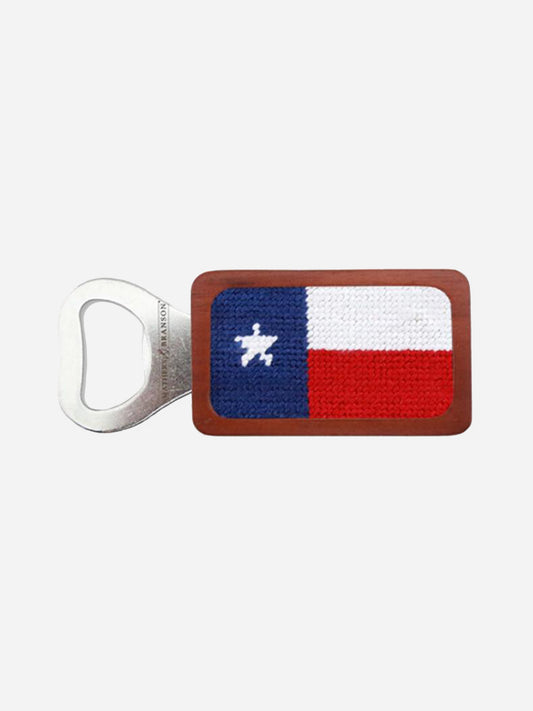 Smathers + Branson Texas Flag Needlepoint Bottle Opener