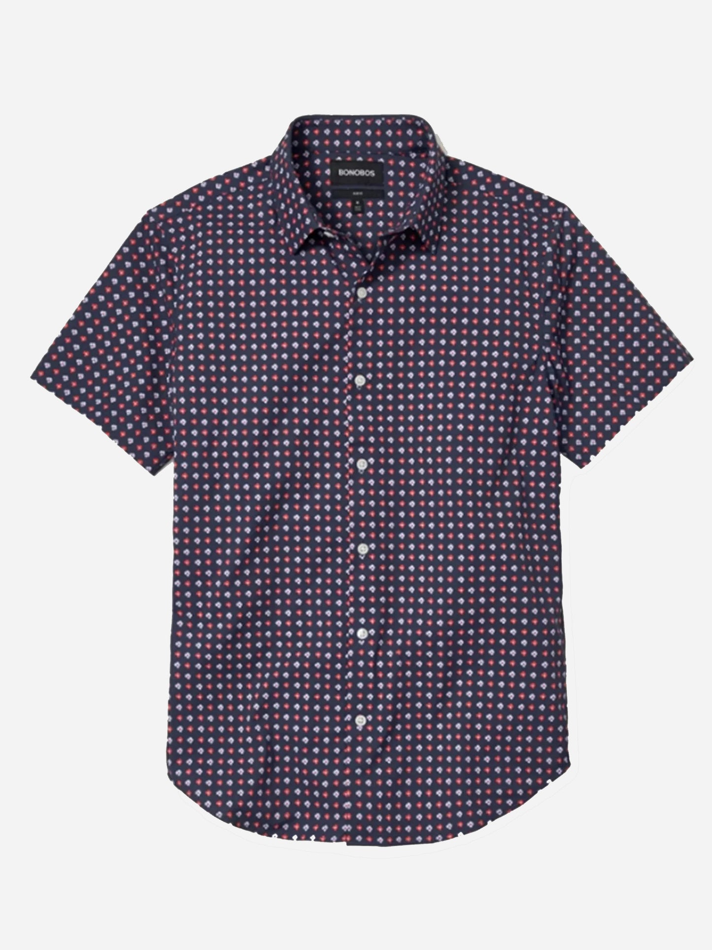 Bonobos Men's Short Sleeve Tech Button-Down Shirt - Saint Bernard