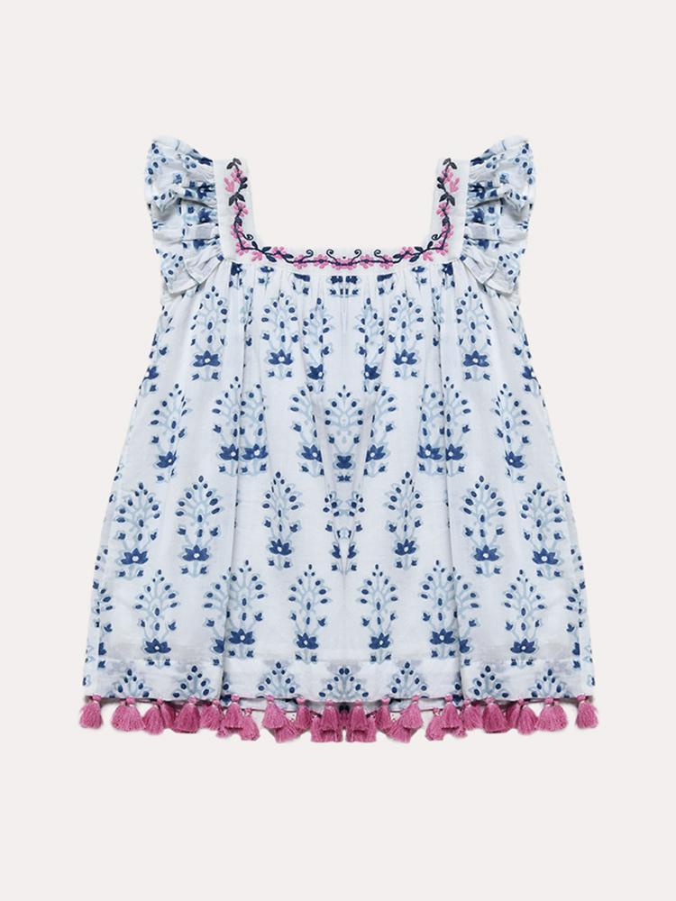 Roller Rabbit Girls' Tizi Catia Dress - Saint Bernard