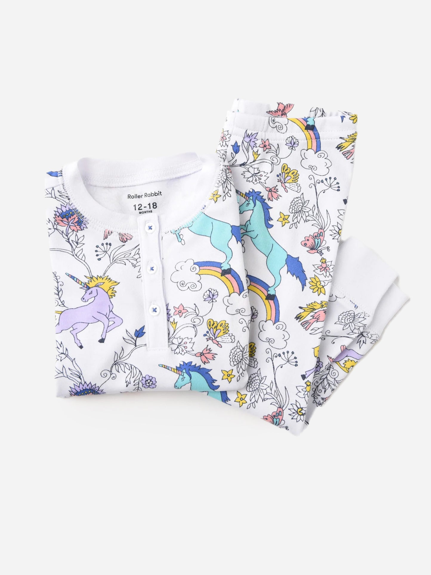 Roller Rabbit Girls' Dream For All Pajama Set - Saint Bernard