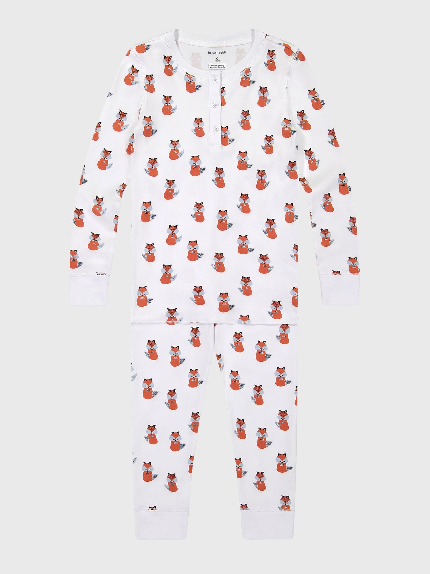 Roller Rabbit Kids' Fox de Fox Pajama - Saint Bernard