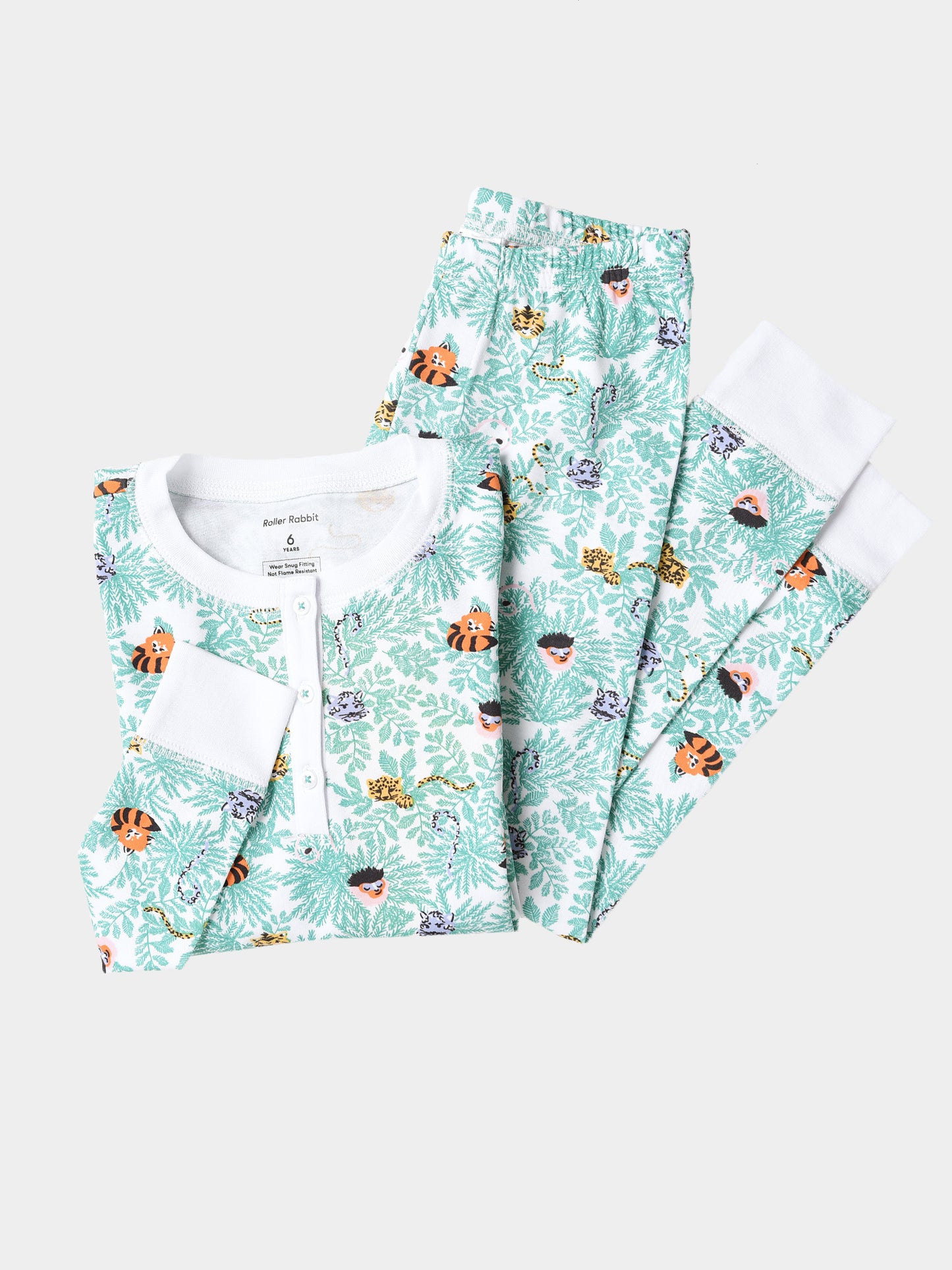 Roller Rabbit Kids' Heads & Tails Pajama Set - Saint Bernard