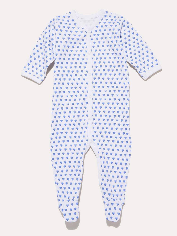 Roller Rabbit Infant Hearts Footie Pajama - Saint Bernard
