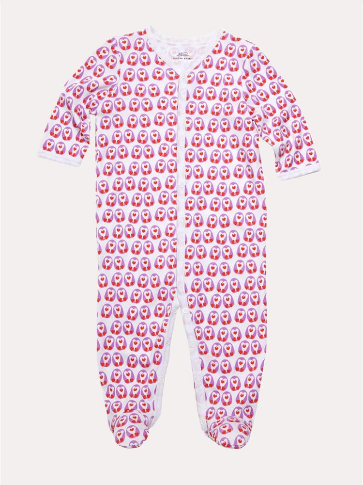 Roller Rabbit Infant Love Birds Footie Pajamas - Saint Bernard