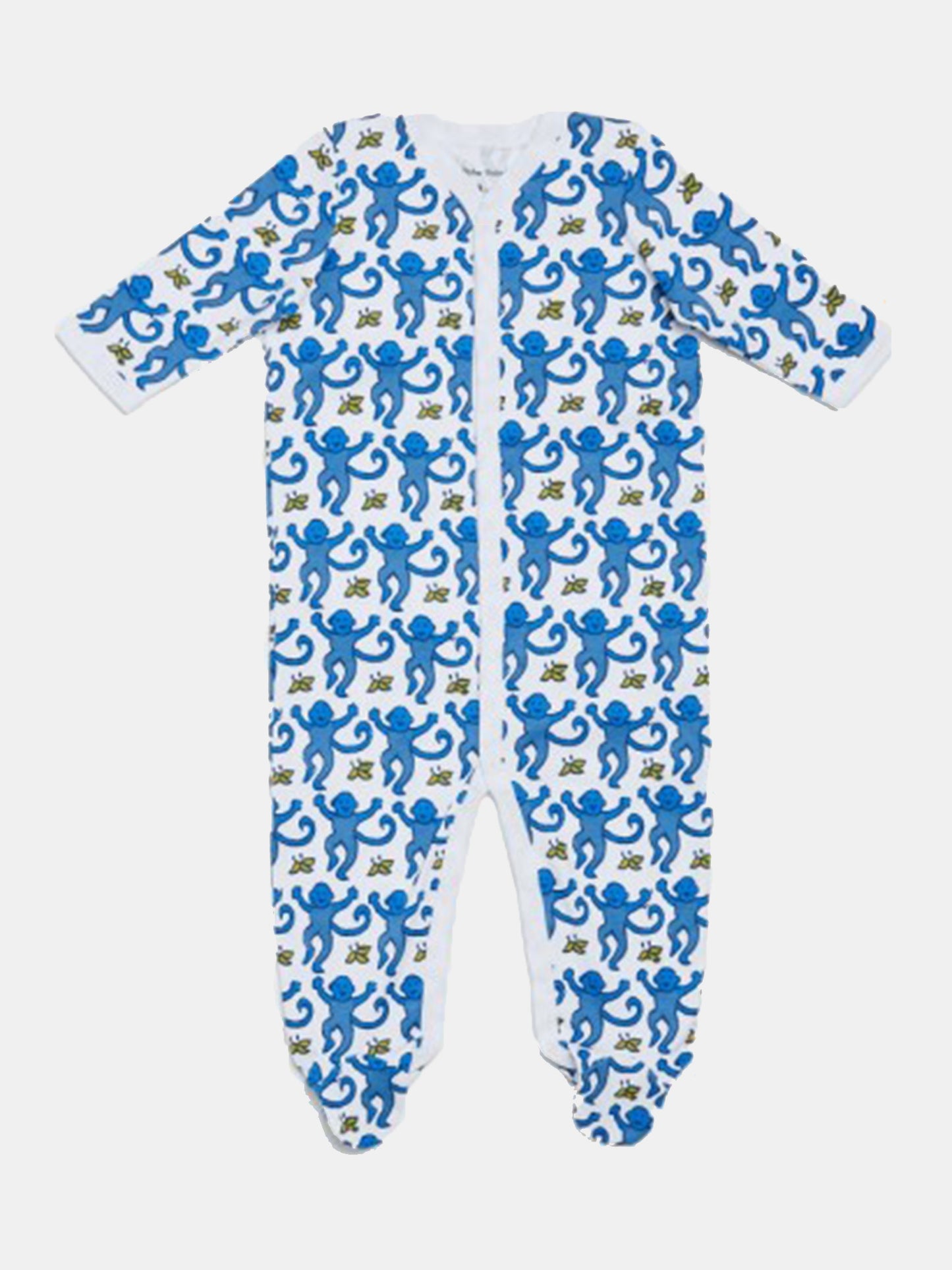 Roller Rabbit Little Kids' Monkey Footie Pajama - Saint Bernard