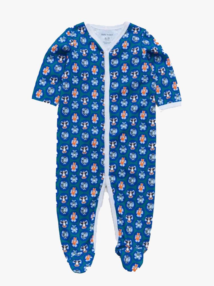 Roller Rabbit Infant Sno Angels Footie Pajamas - Saint Bernard