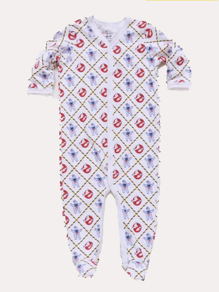 Roller Rabbits Infant Who You Gonna Call Footie Pajamas - Saint Bernard