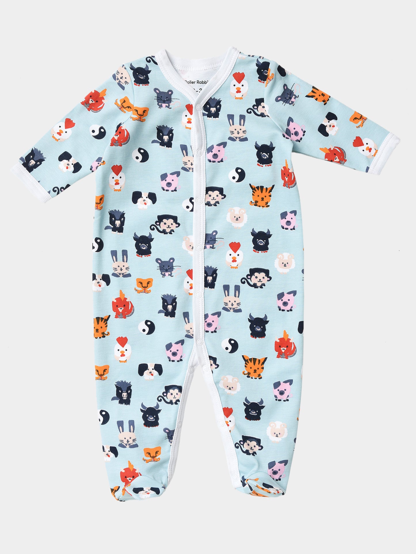 Roller Rabbit Baby Zoo Diac Pajama Onesie - Saint Bernard