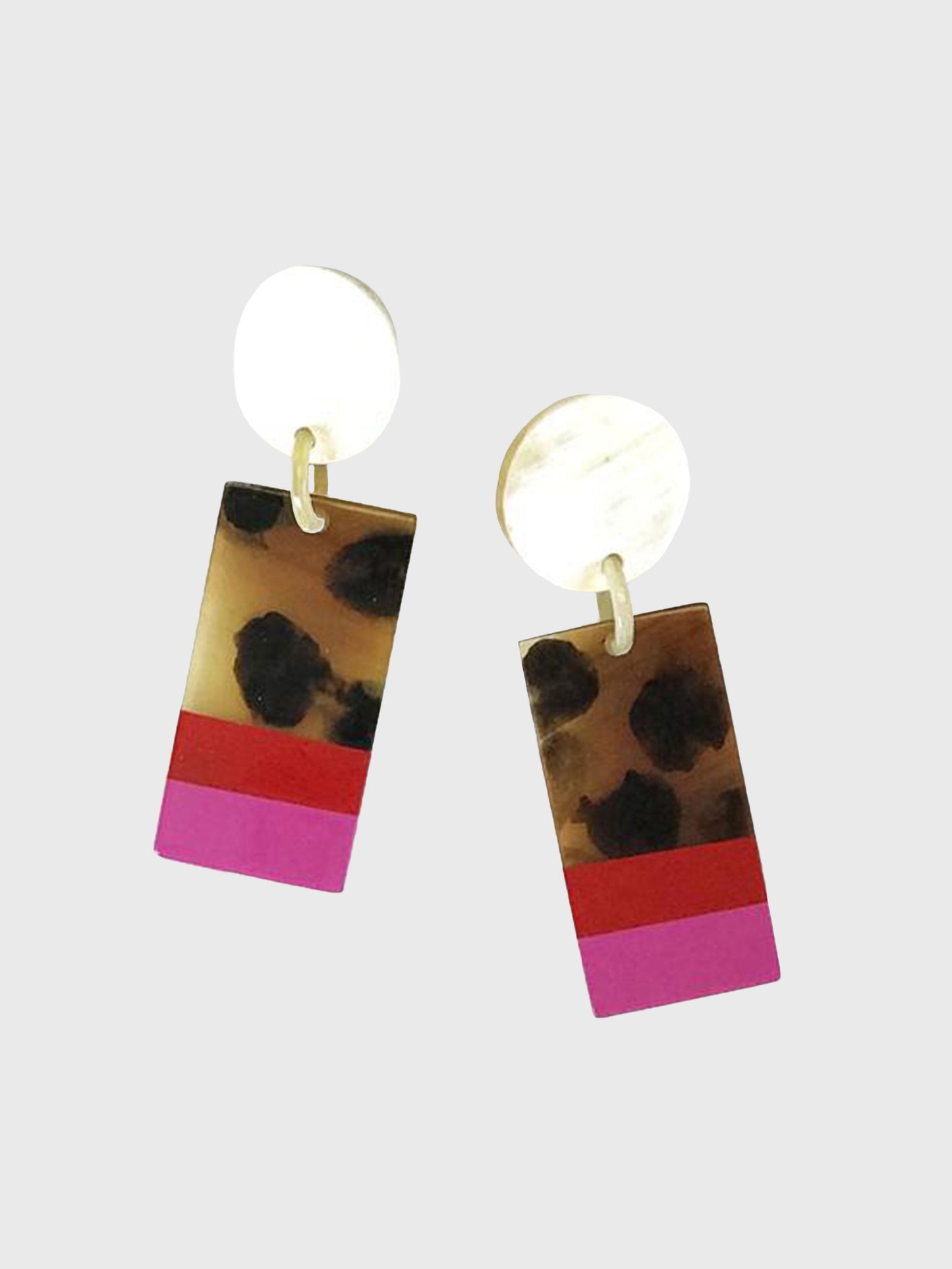 Sunshine Tienda Raspberry Dipped Cabana Earring - Saint Bernard