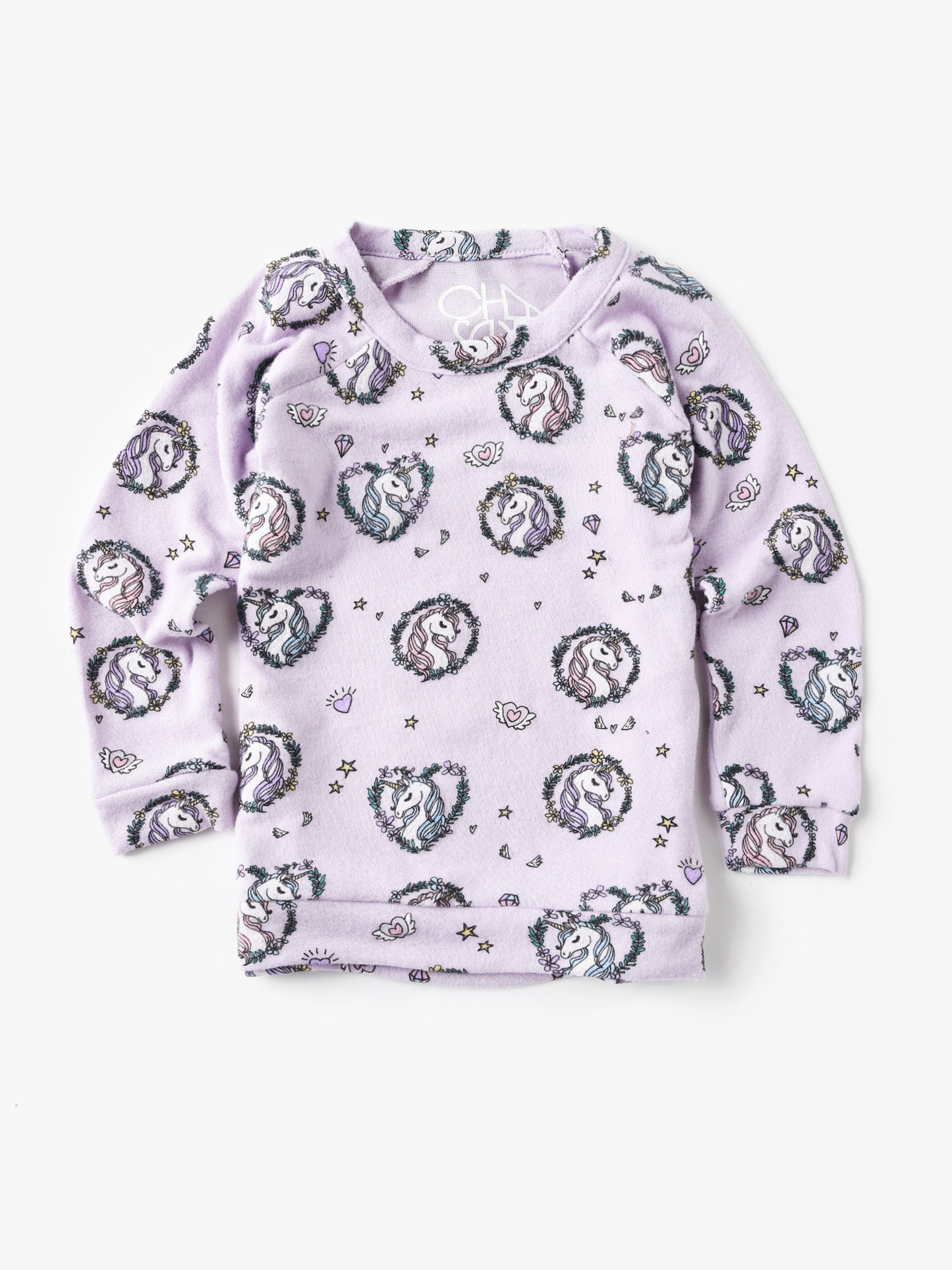 Chaser Girls' Love Knit Raglan Pullover Sweater - Saint Bernard