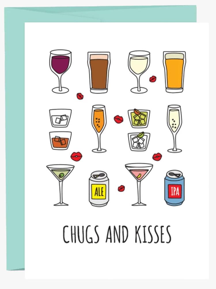 Humdrum Paper Chugs and Kisses - Saint Bernard