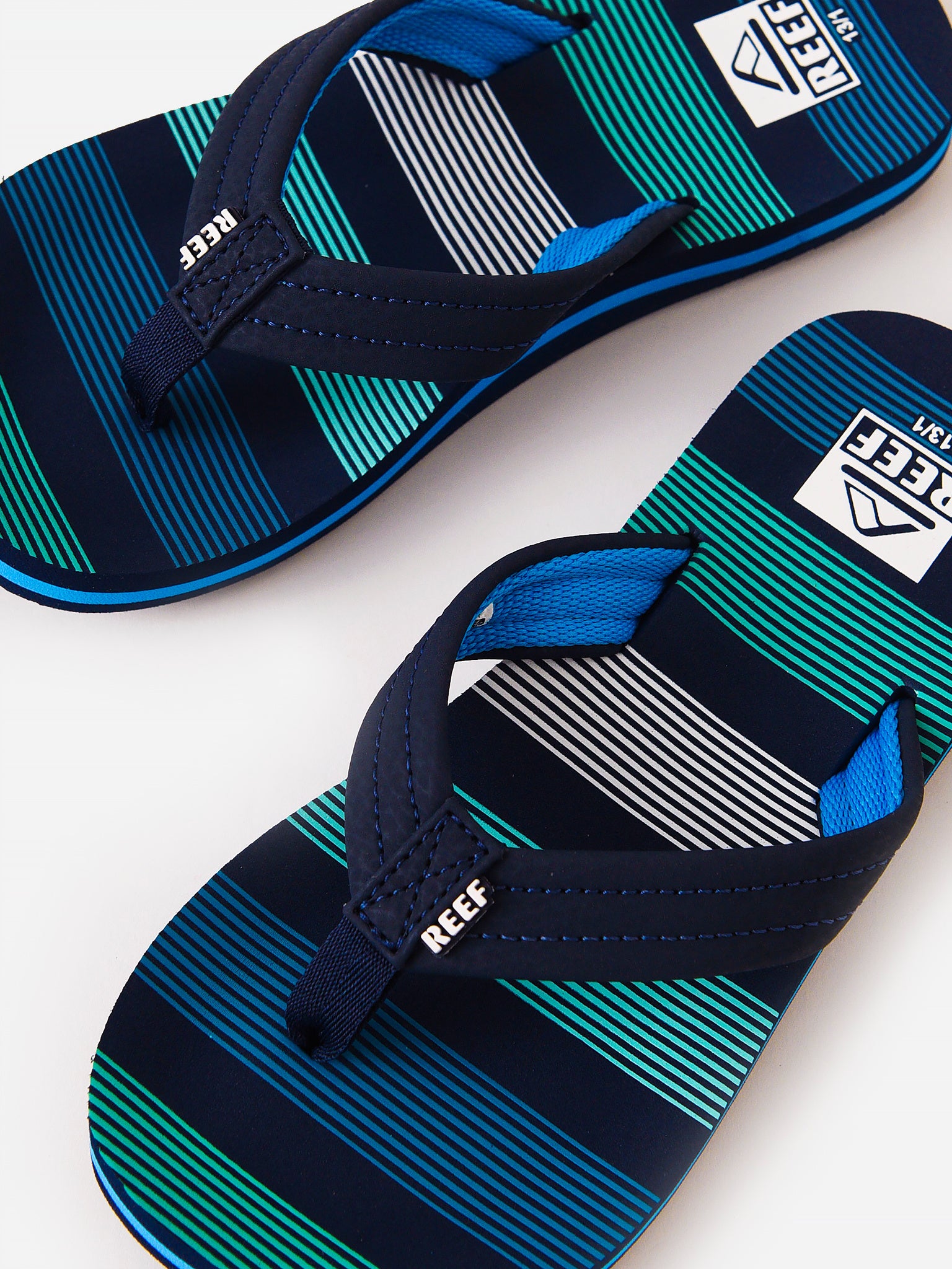 Slipper Reef Kids Little Ahi Navy Camo