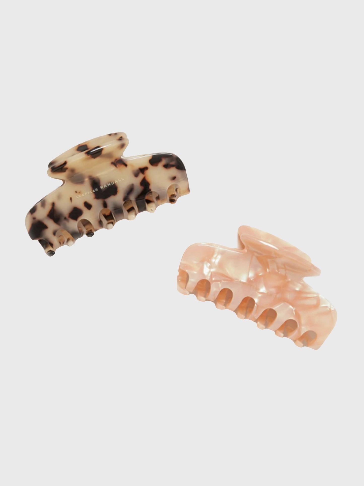 Loeffler Randall Colby Multi Hair Claw Clip Set - Saint Bernard
