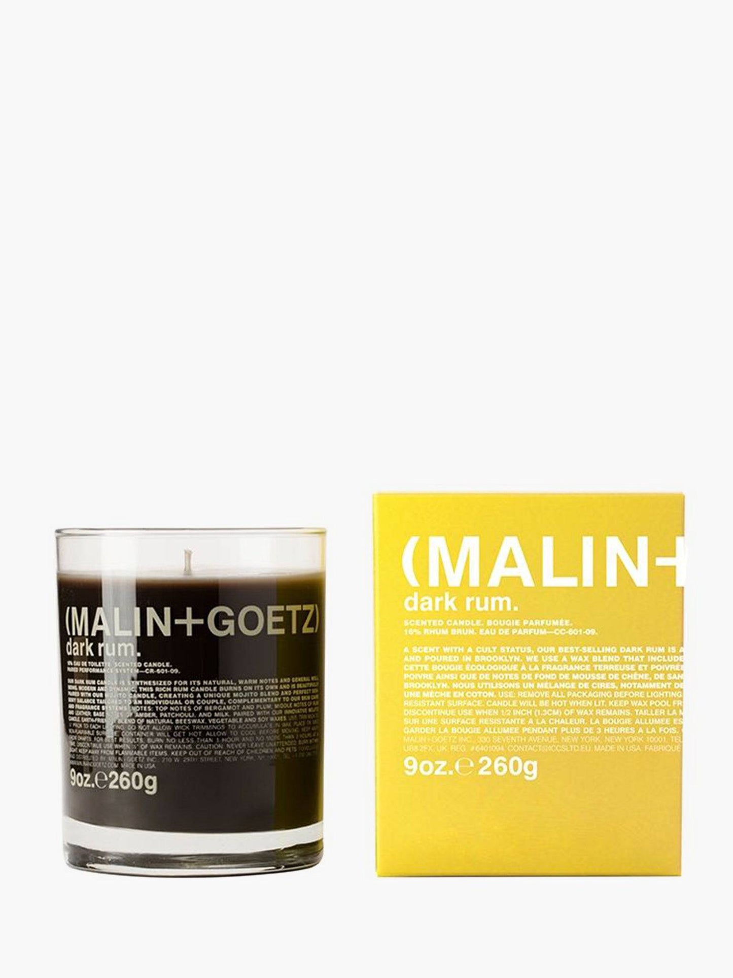 Malin&Goetz Dark Rum Candle - Saint Bernard