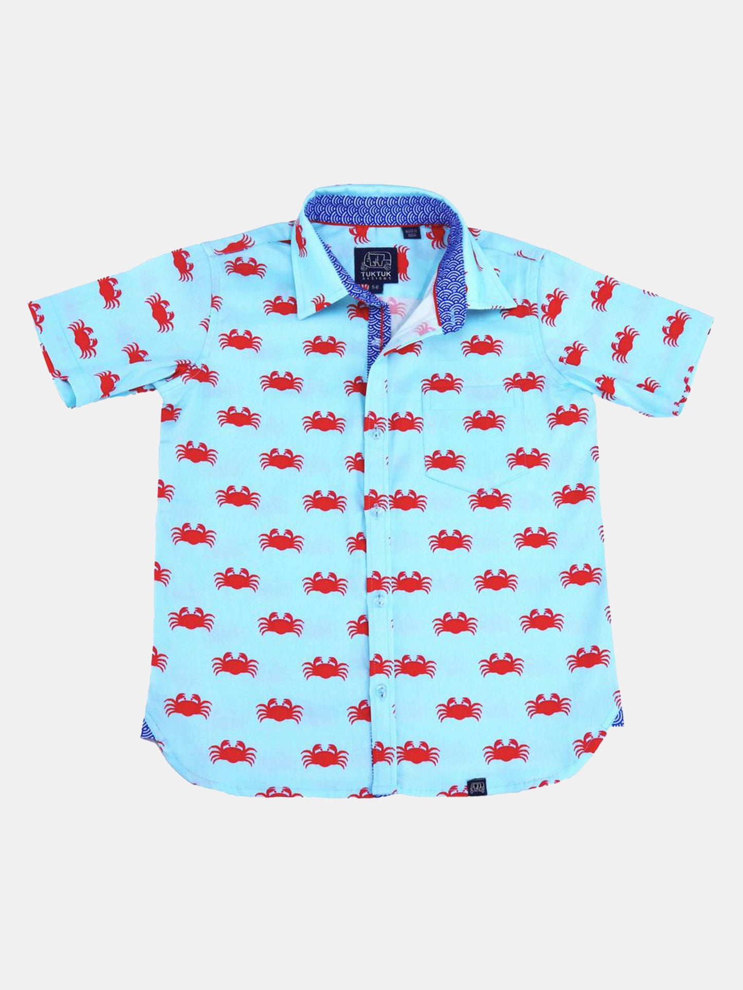 Tuk Tuk Designs Boys' Chilli Crabs Shirt - Saint Bernard