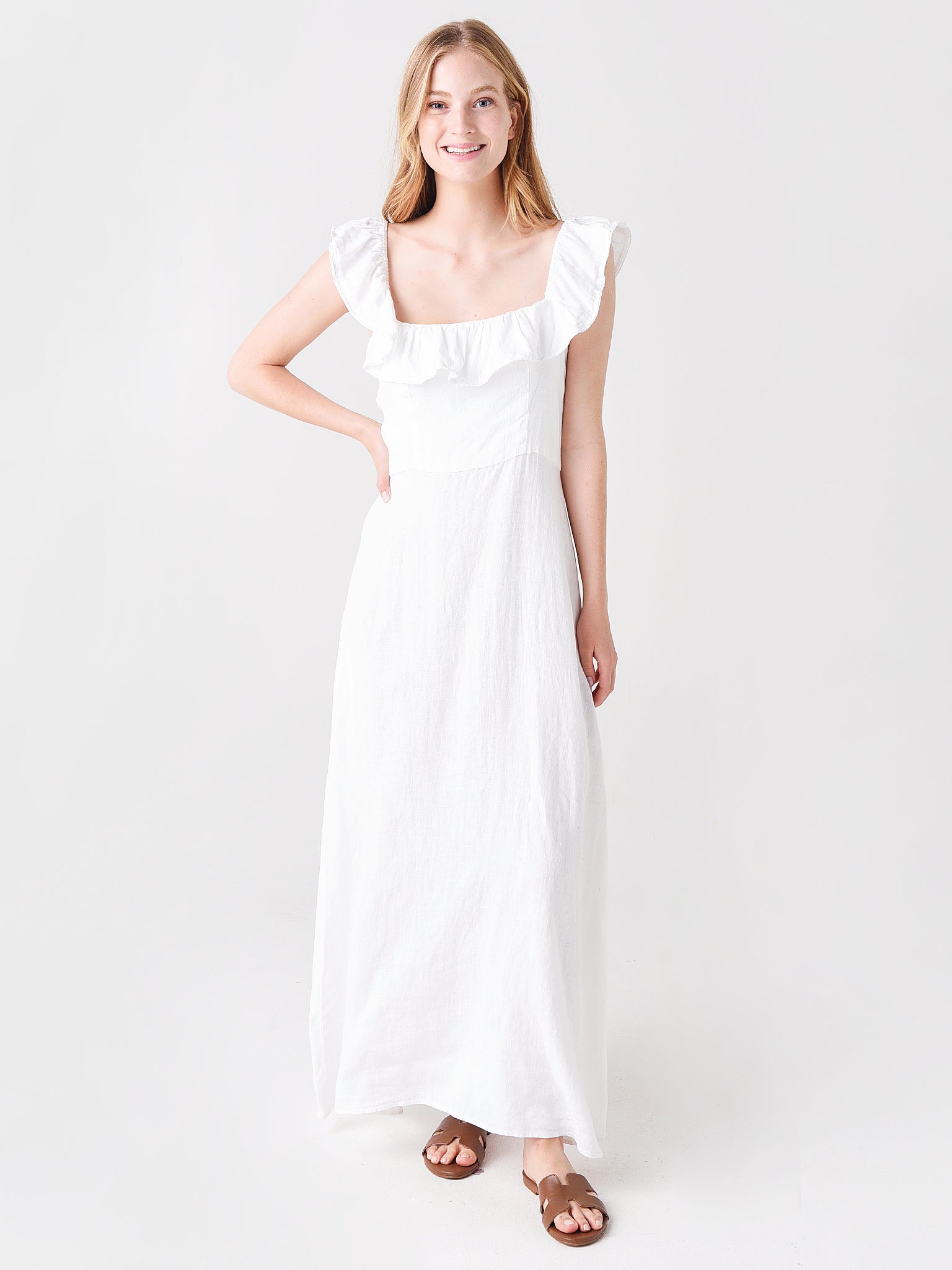 honorine linen dress Honorine Edie Striped Linen Dress