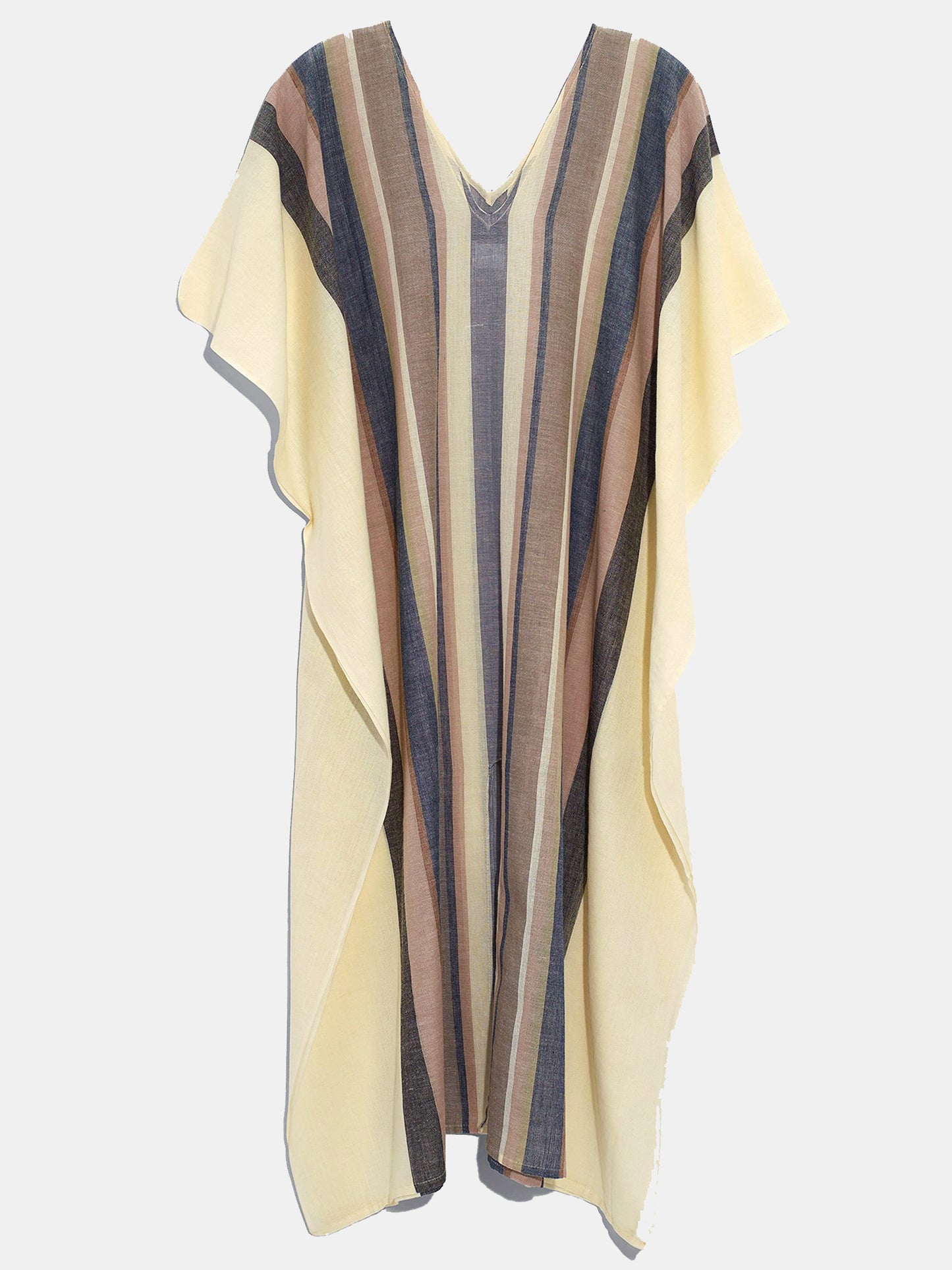 Echo Women's Beach Stripe Maxi Caftan - Saint Bernard