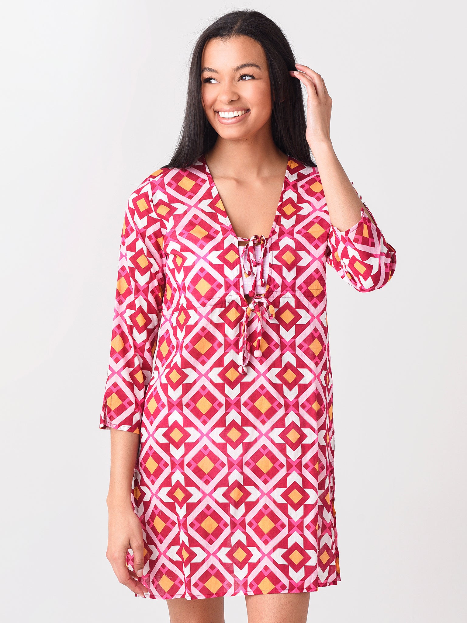 Echo Women's Geo Poolside Tunic Dress – Saint Bernard
