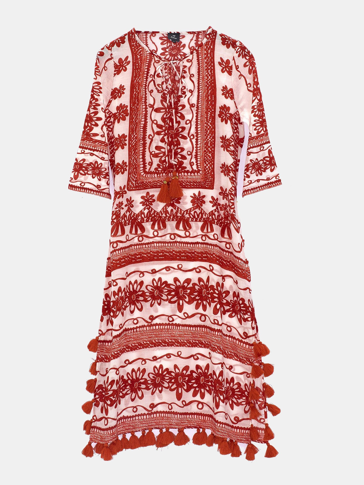 Echo Women's Sketchy Scroll Tunic Dress - Saint Bernard