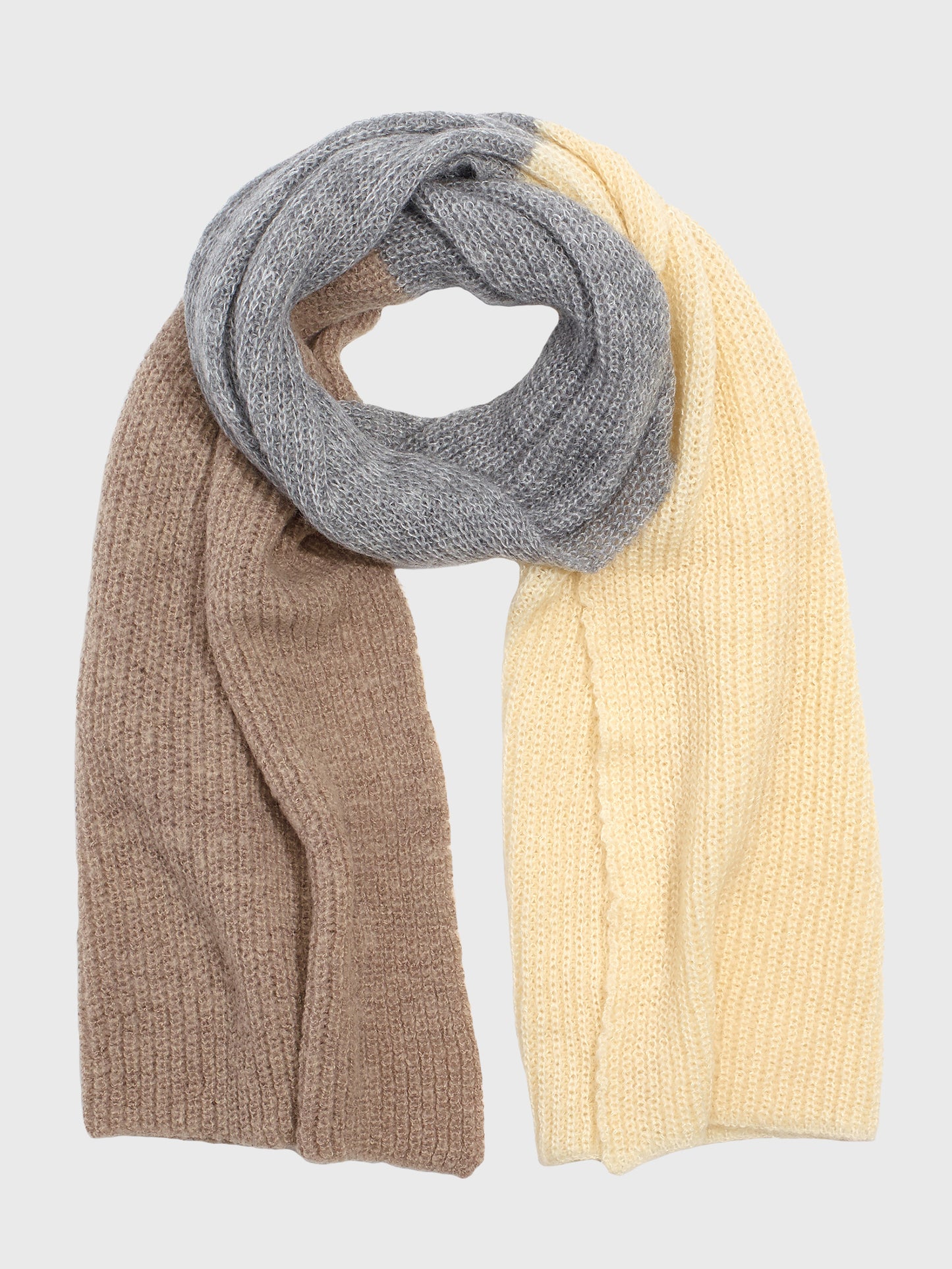 Echo Women's Brushed Triple Block Scarf - Saint Bernard