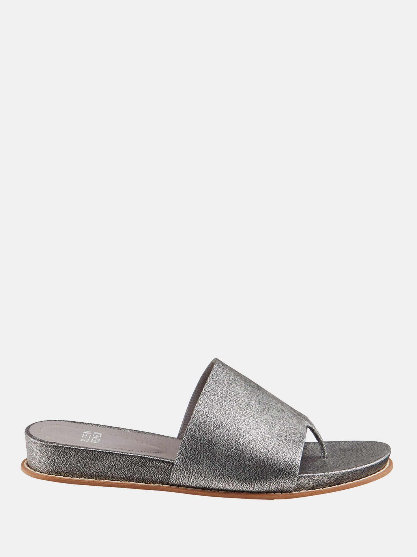 Eileen Fisher Shoes Touch Leather Flatform Sandal - Saint Bernard