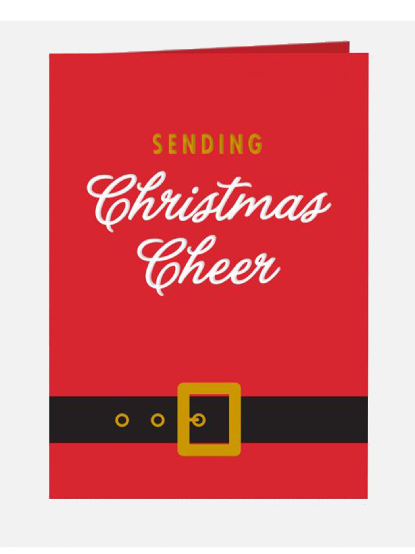 Elum Santa's Cheer Greeting Card - Saint Bernard