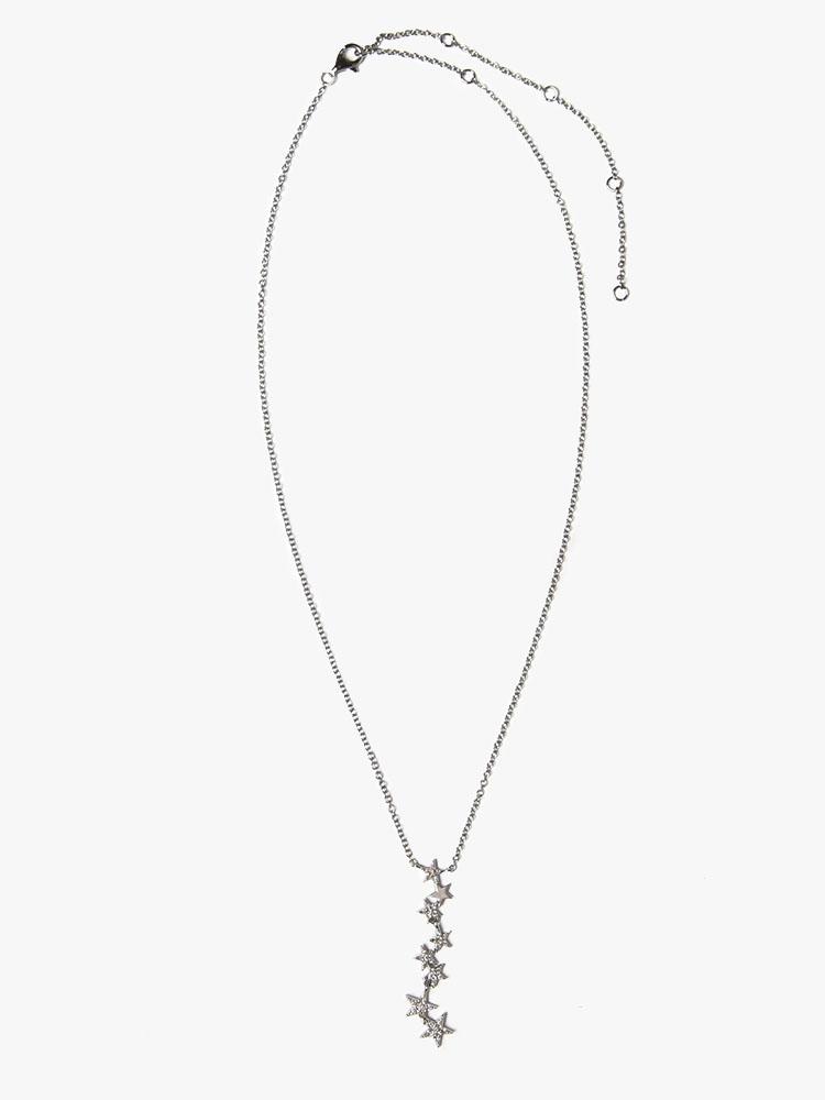 Erica Kleiman 8 Diamond Star Drop Necklace - Saint Bernard