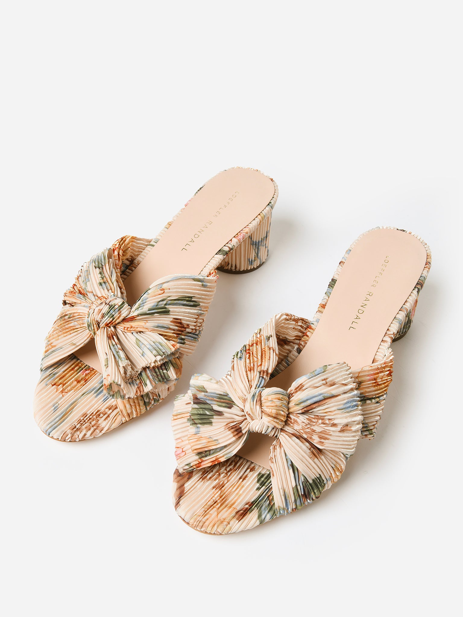 Loeffler Randall Women's Emilia Pleated Bow Heel Saint