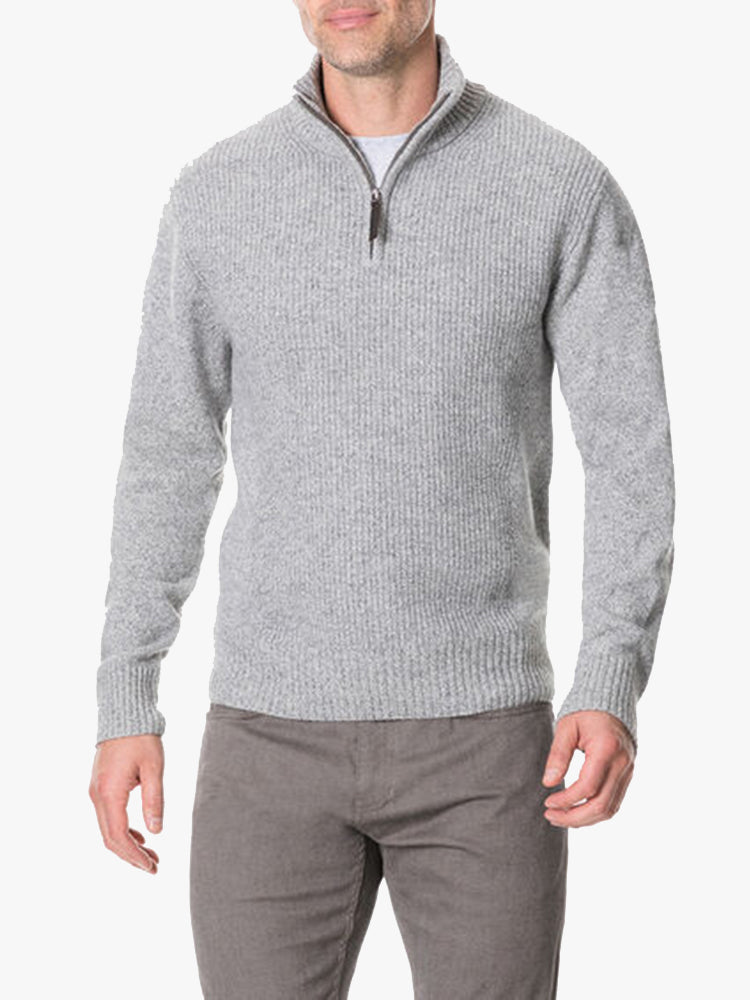Rodd And Gunn Men's Charleston Knit Quarter-Zip Sweater - Saint Bernard