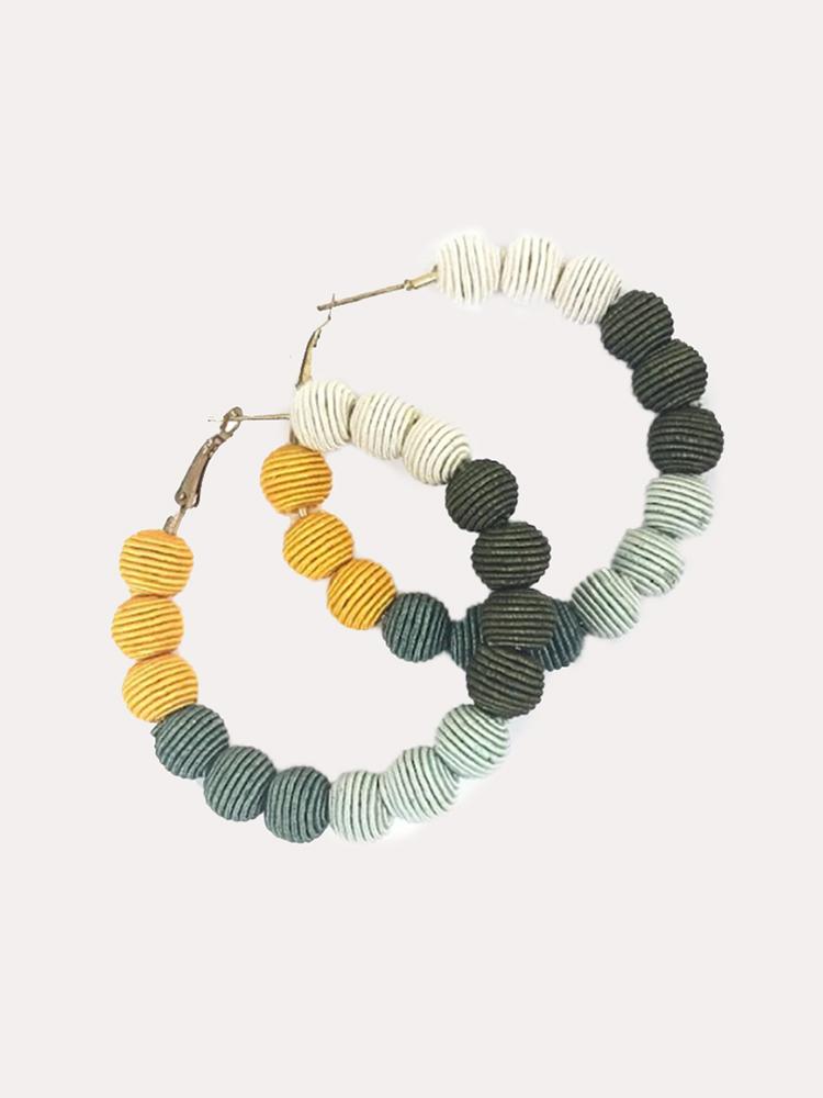 Allie Beads Shannon Hoop Earring - Saint Bernard