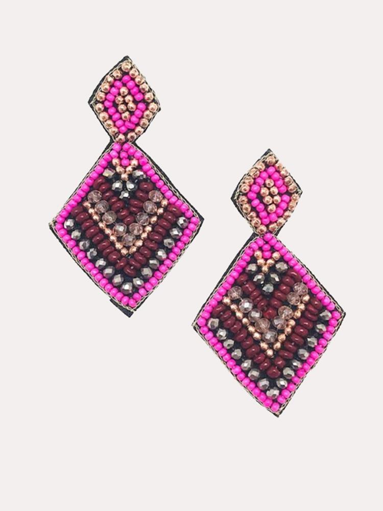 Allie Beads Sarah Earring - Saint Bernard