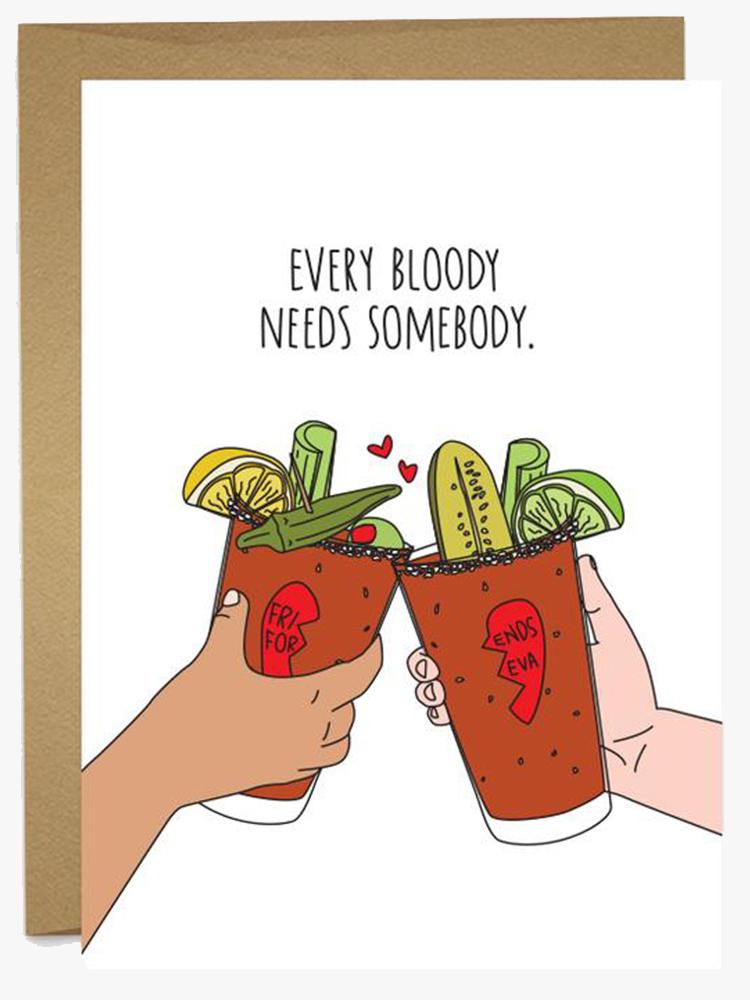 Humdrum Paper Every Bloody Needs Somebody - Saint Bernard