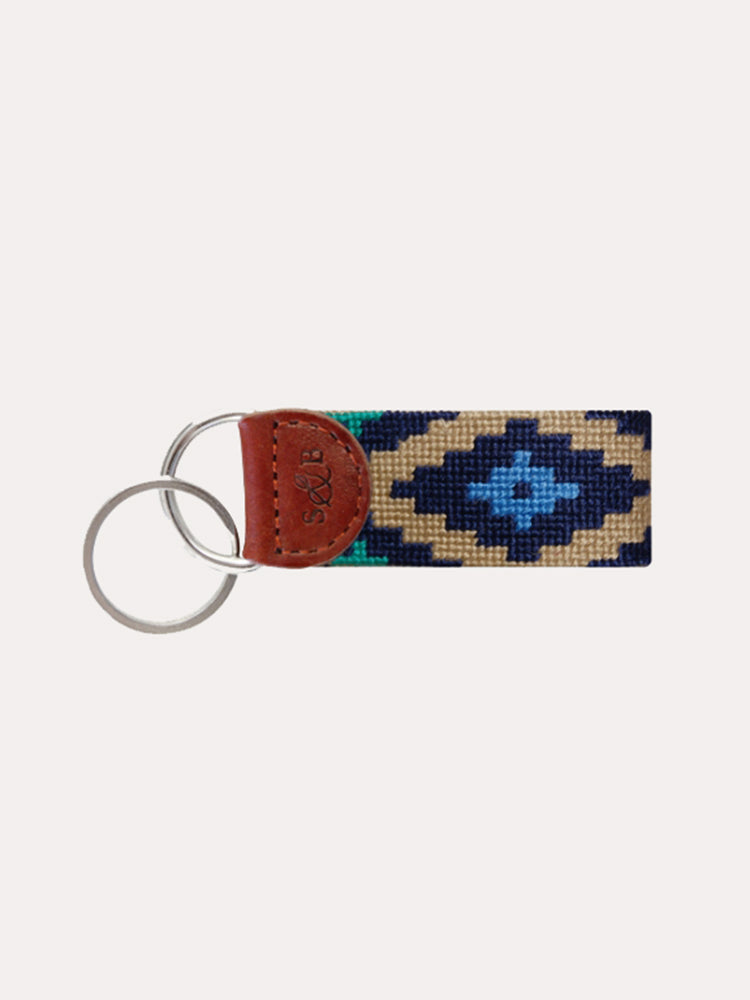 Smathers & Branson Gaucho Needlepoint Key Fob - Saint Bernard