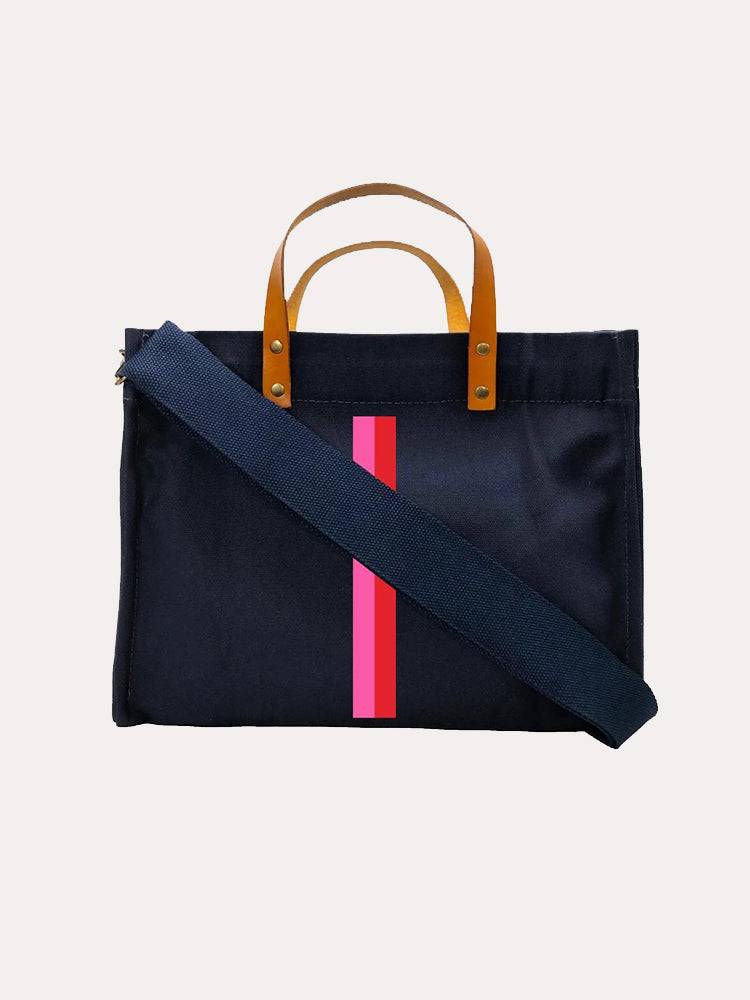 Parker Thatch Red and Pink Racer Stripe Mimi Bag - Saint Bernard