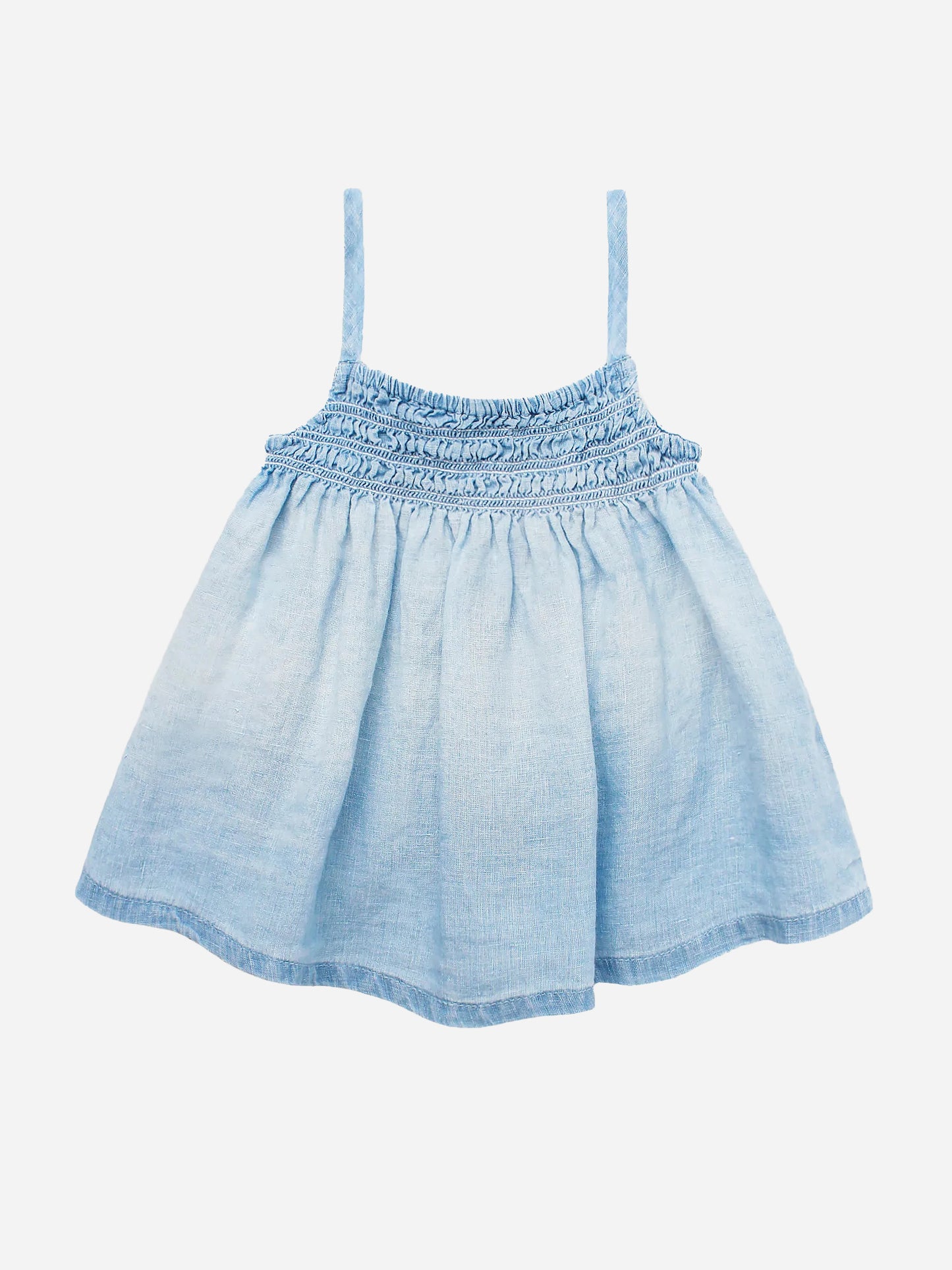 Bella Dahl Girls' Smocked Cami Tank - Saint Bernard