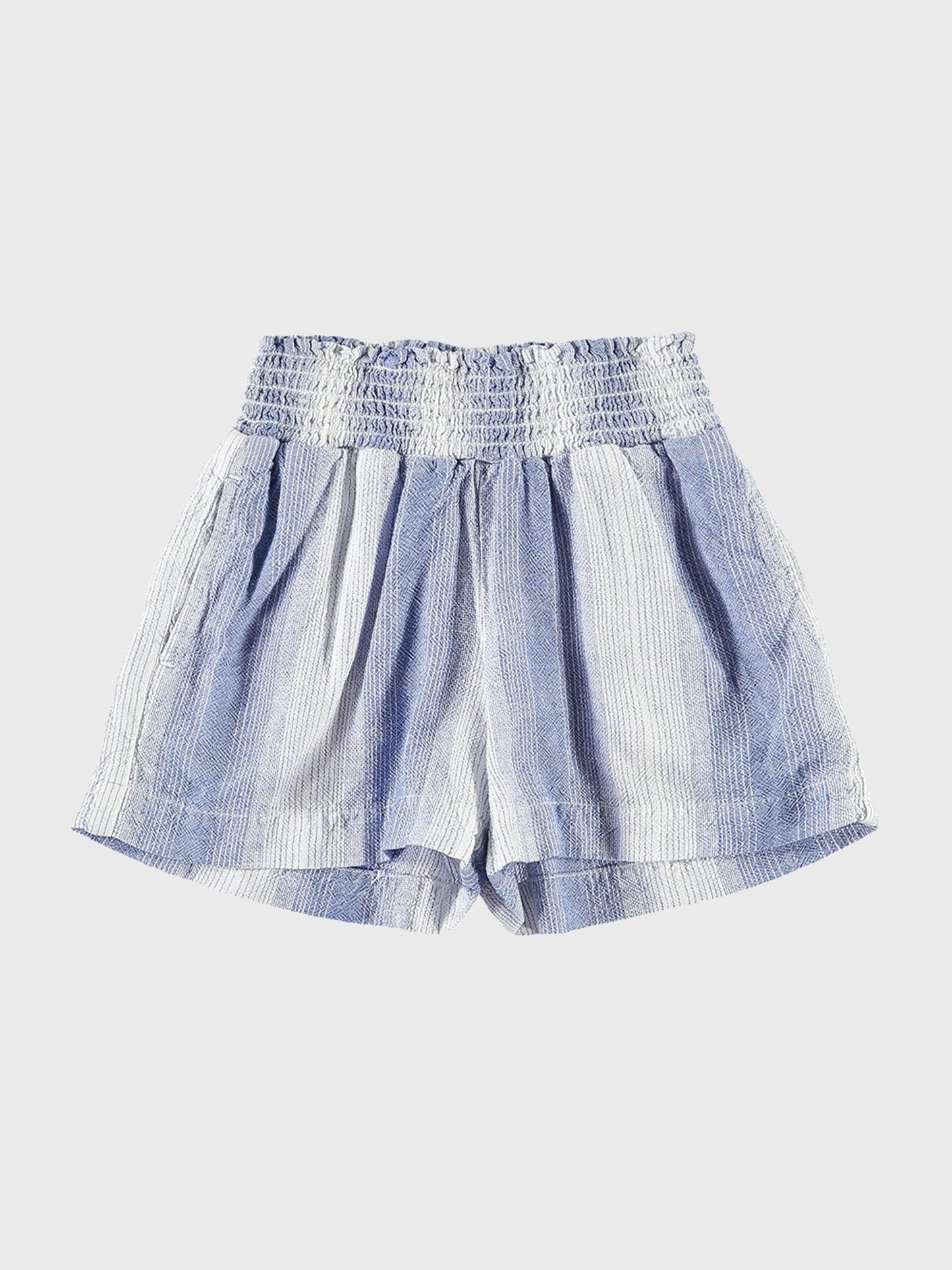 Bella Dahl Girls' Smocked Short - Saint Bernard