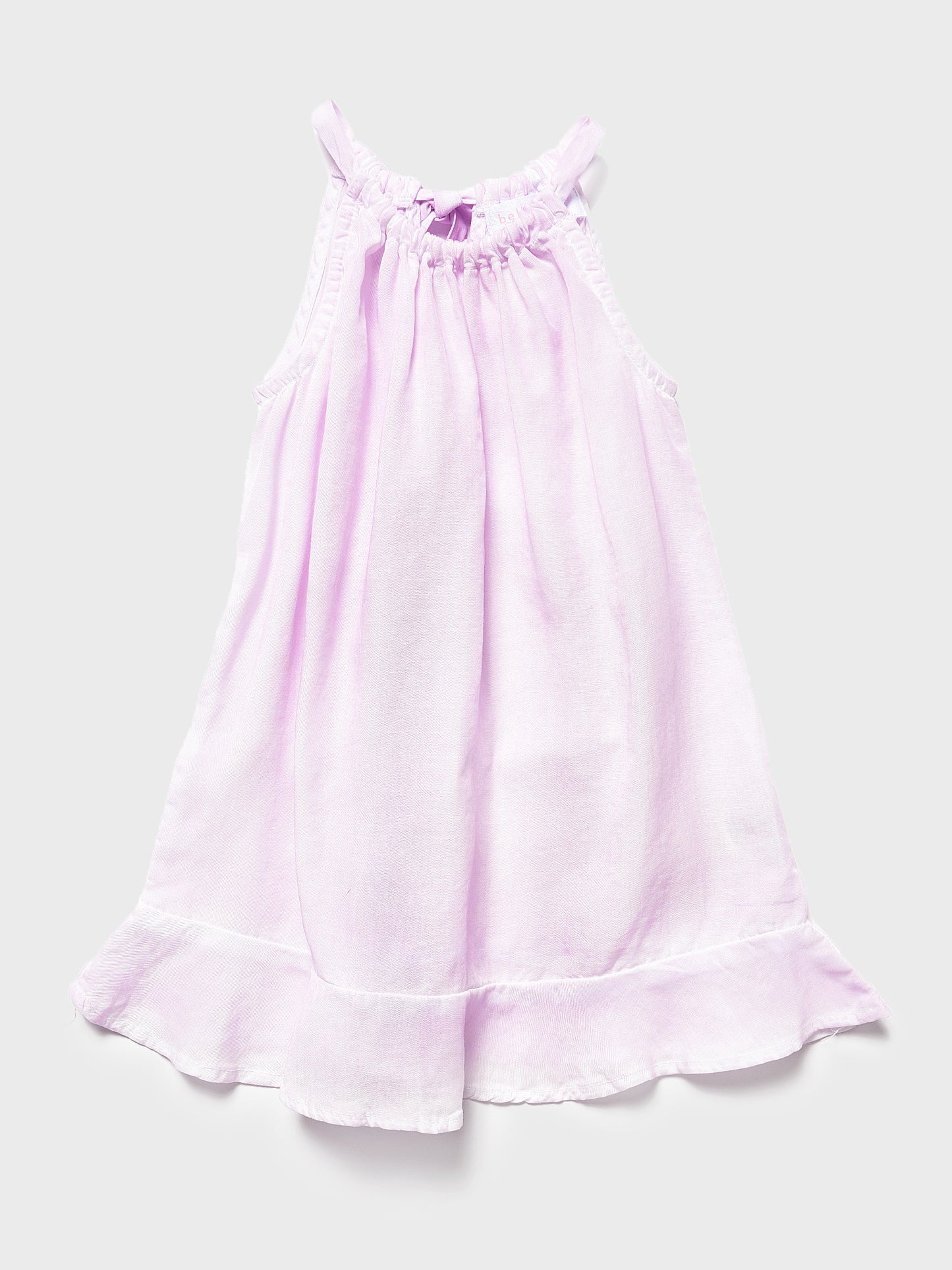 Bella Dahl Girls' Bow Back Ruffle Sundress - Saint Bernard