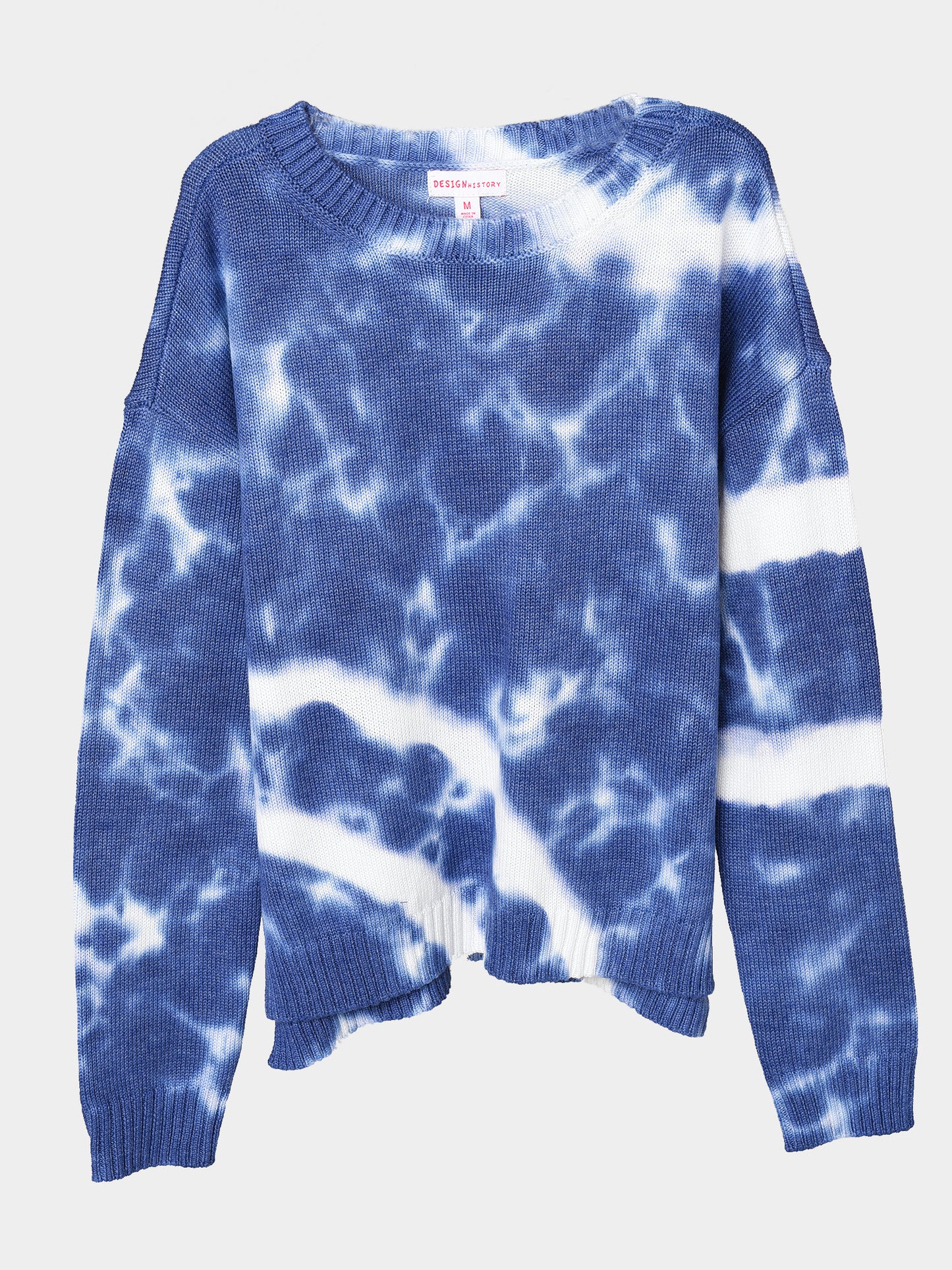 Design History Girls' Cropped Tie-Dye Sweater - Saint Bernard