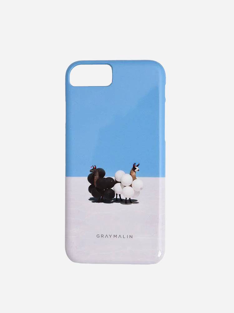Gray Malin The Llamas iPhone 7 Case - Saint Bernard