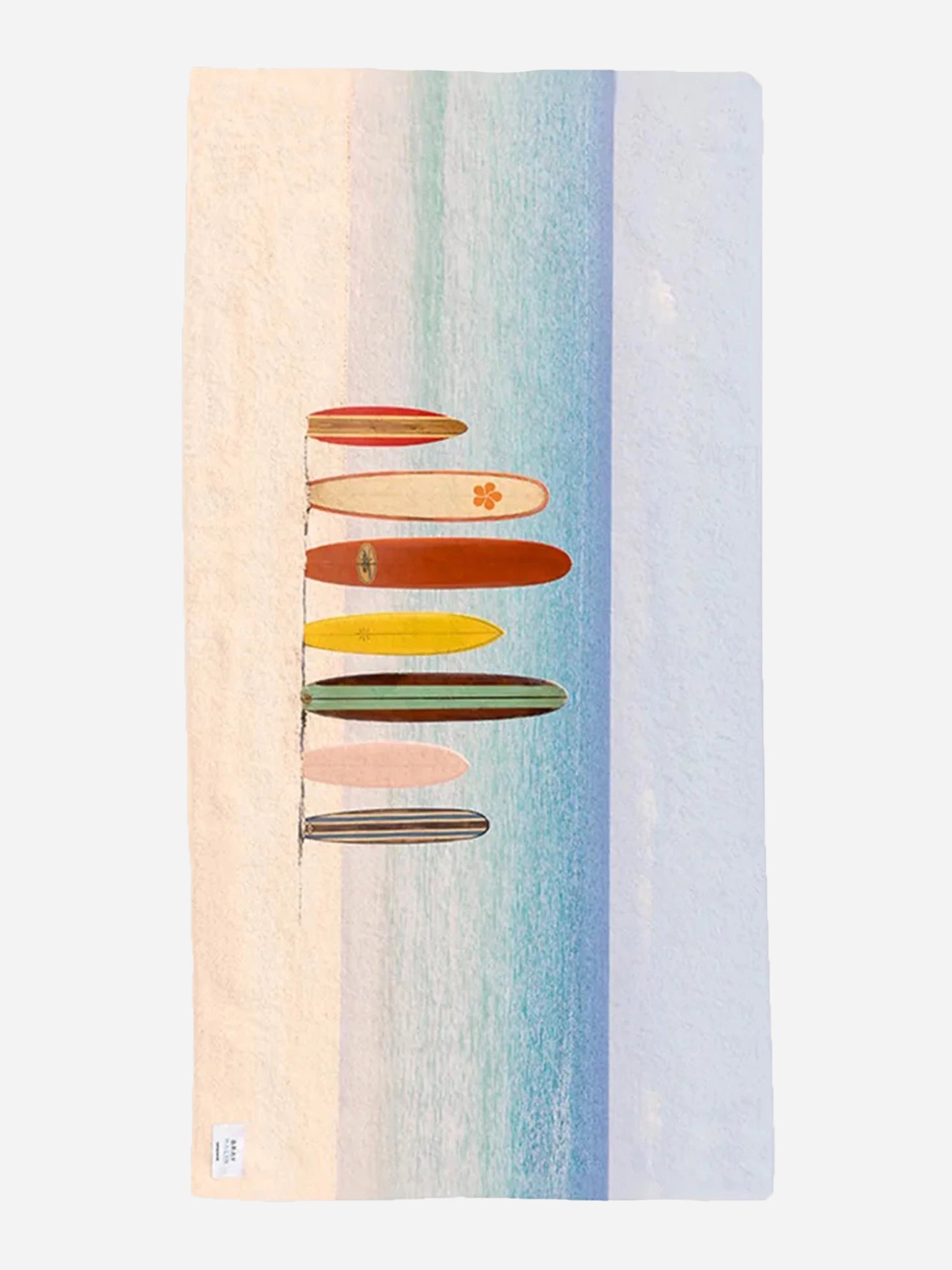 Gray Malin The Surfboards Beach Towel - Saint Bernard