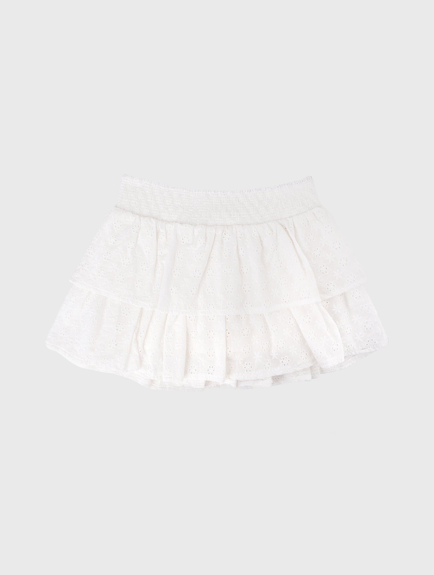 Design History Girls' Eyelet Skort - Saint Bernard