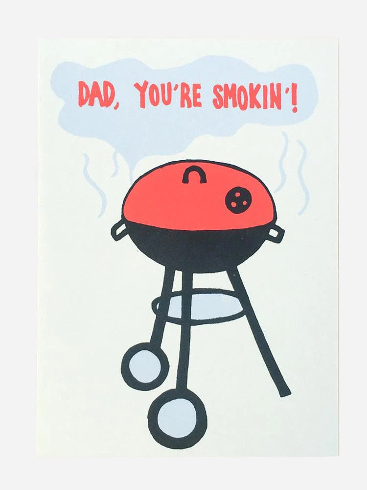 Alphabet Studios Dad You're Smokin' Card - Saint Bernard