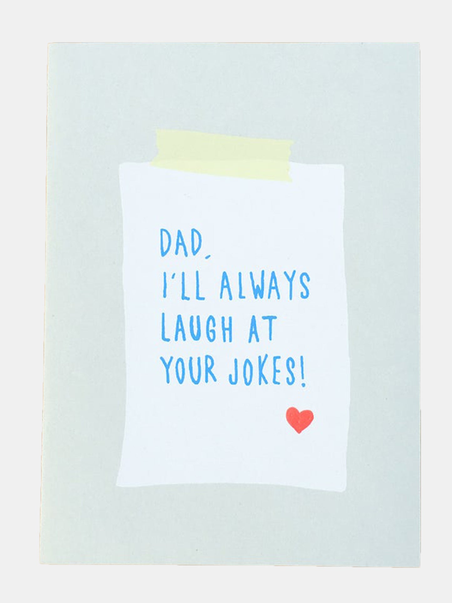 Alphabet Studios Dad Jokes Card - Saint Bernard